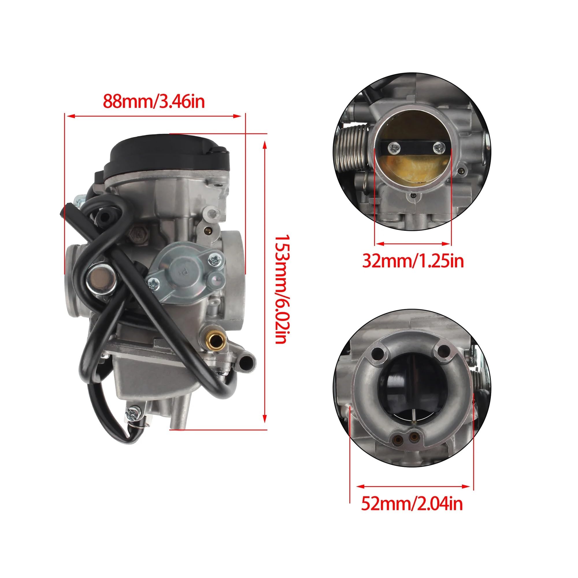 Carburatore per moto a 4 tempi da 32 mm per SUZUKI GZ250 1999-2015 Cruise Retro