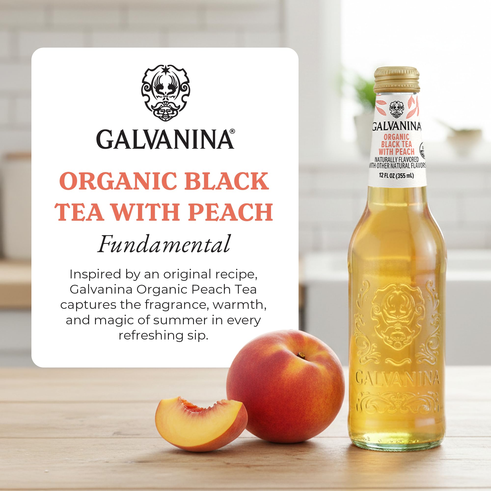 Amazon.com : Galvanina Peach Iced Tea – Premium Organic Italian