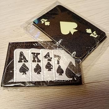 Amazon.co.jp: トランプ 2点セット ベルクロパッチ 蓄光