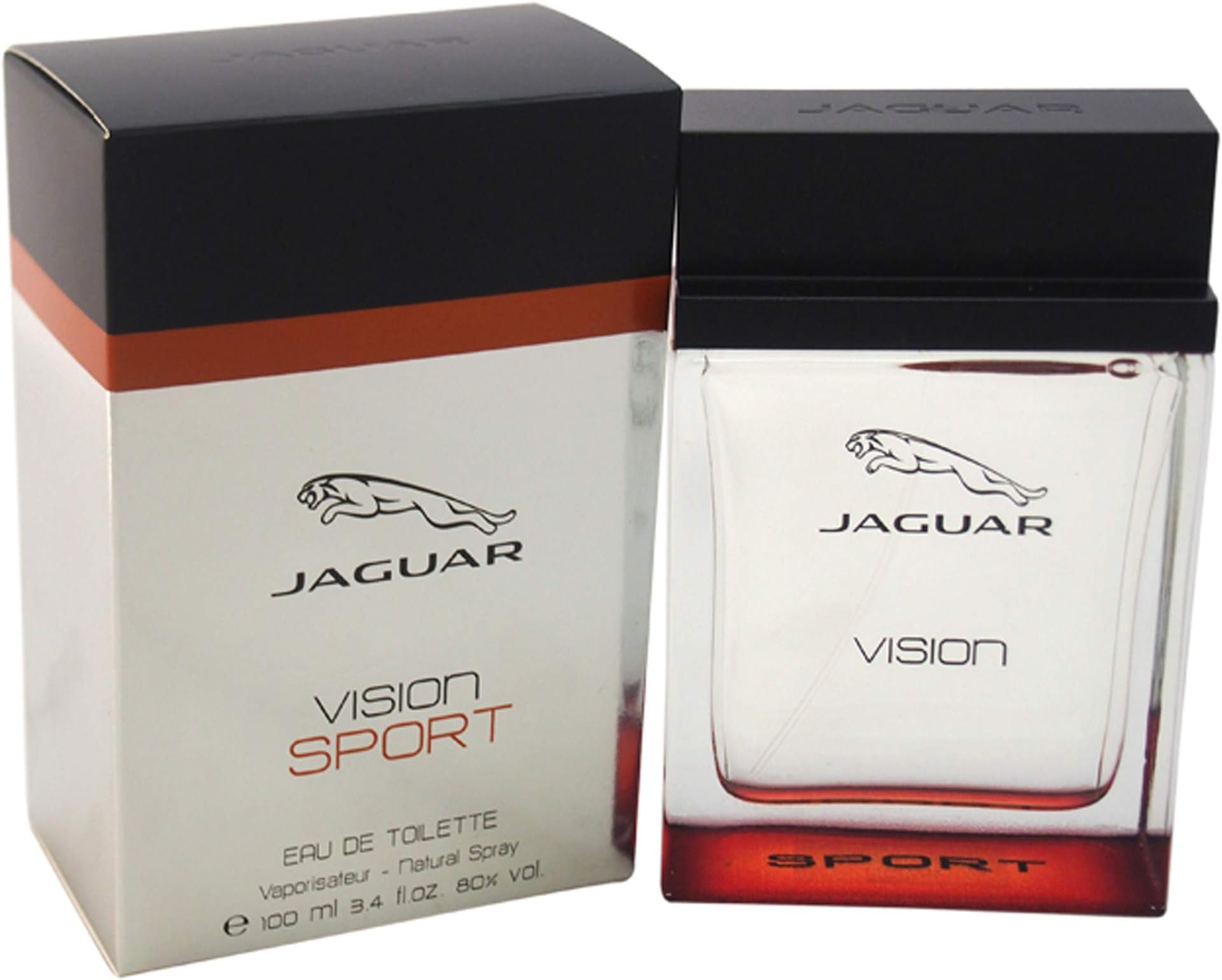 Jaguar Vision Sport Eau de Toilette, 3.4 fl oz (100 ml)