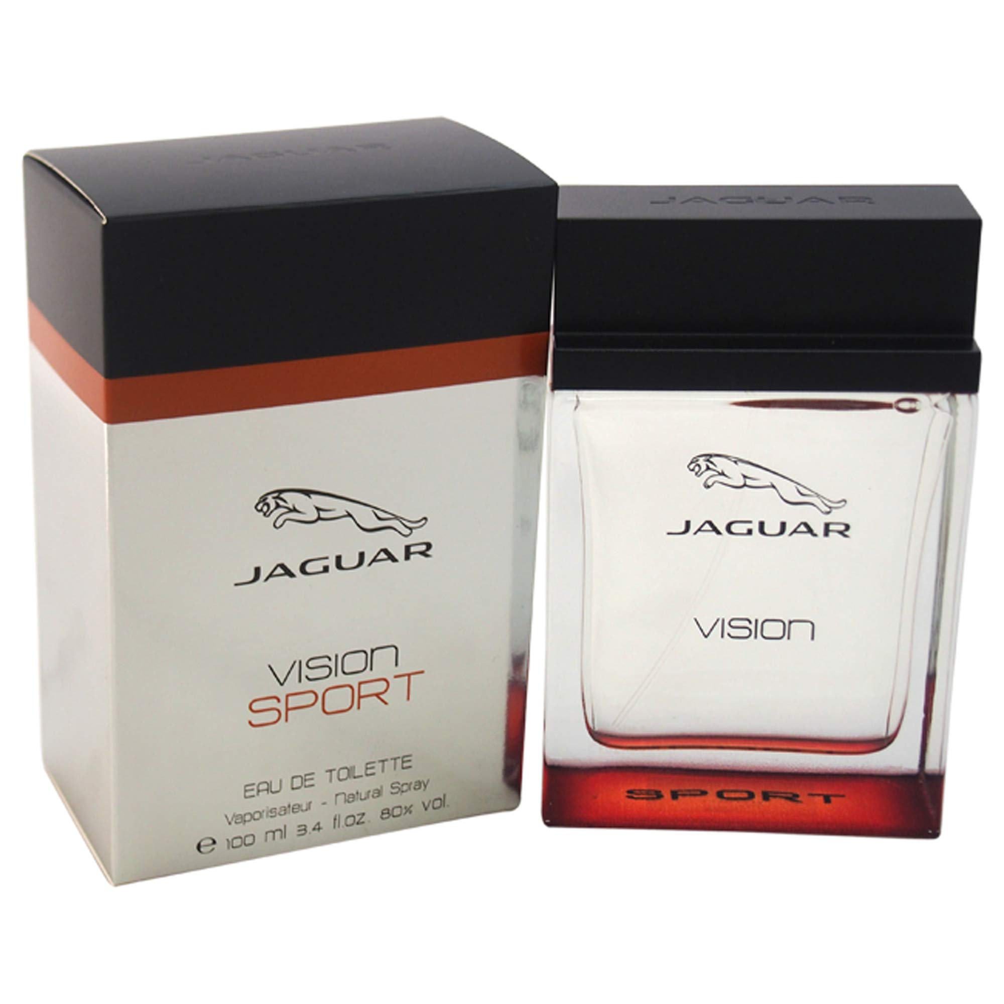 Vision Sport Eau De Toilette Spray for Men, 3.4 Ounce