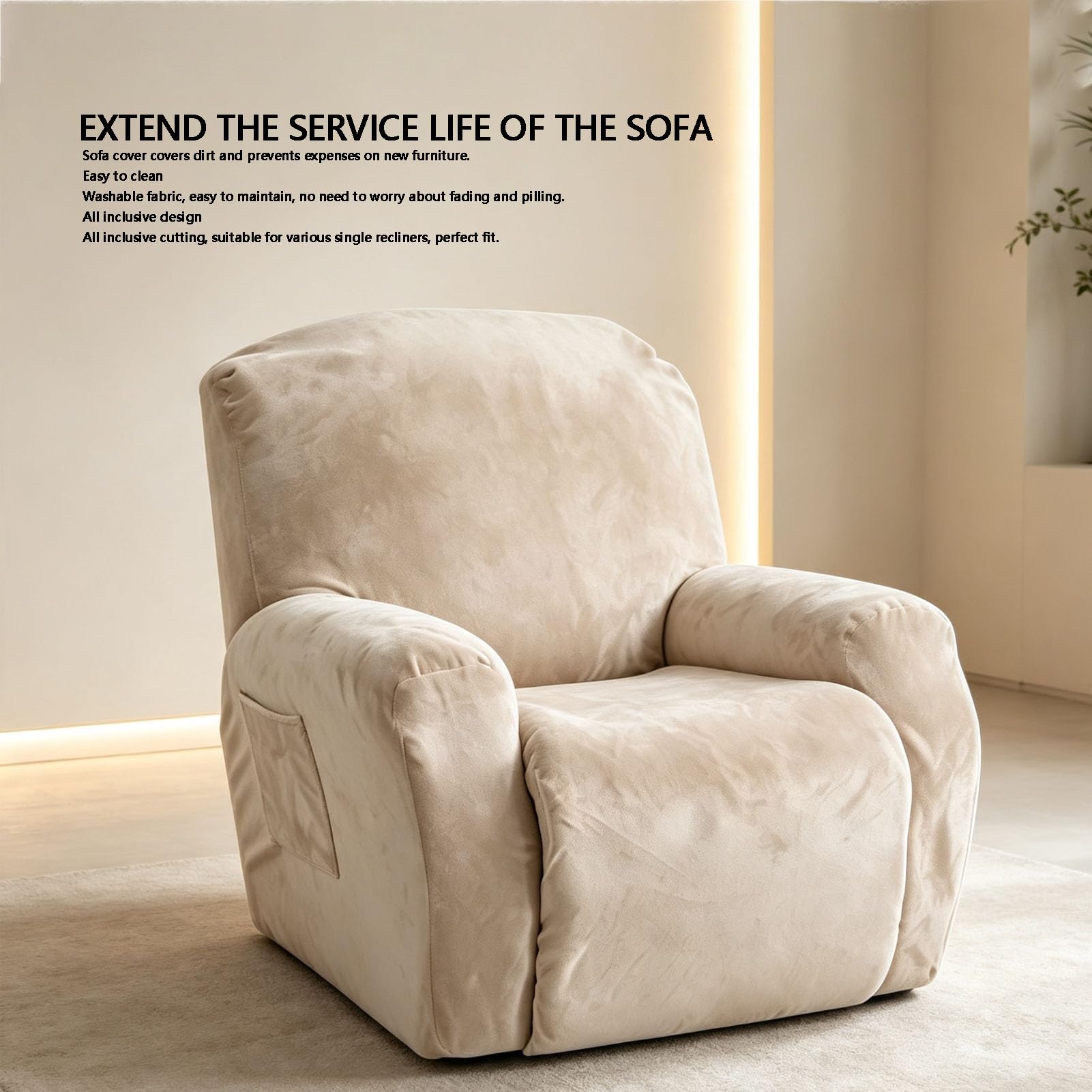 Copertura per Poltrona Relax, Design a Copertura Completa