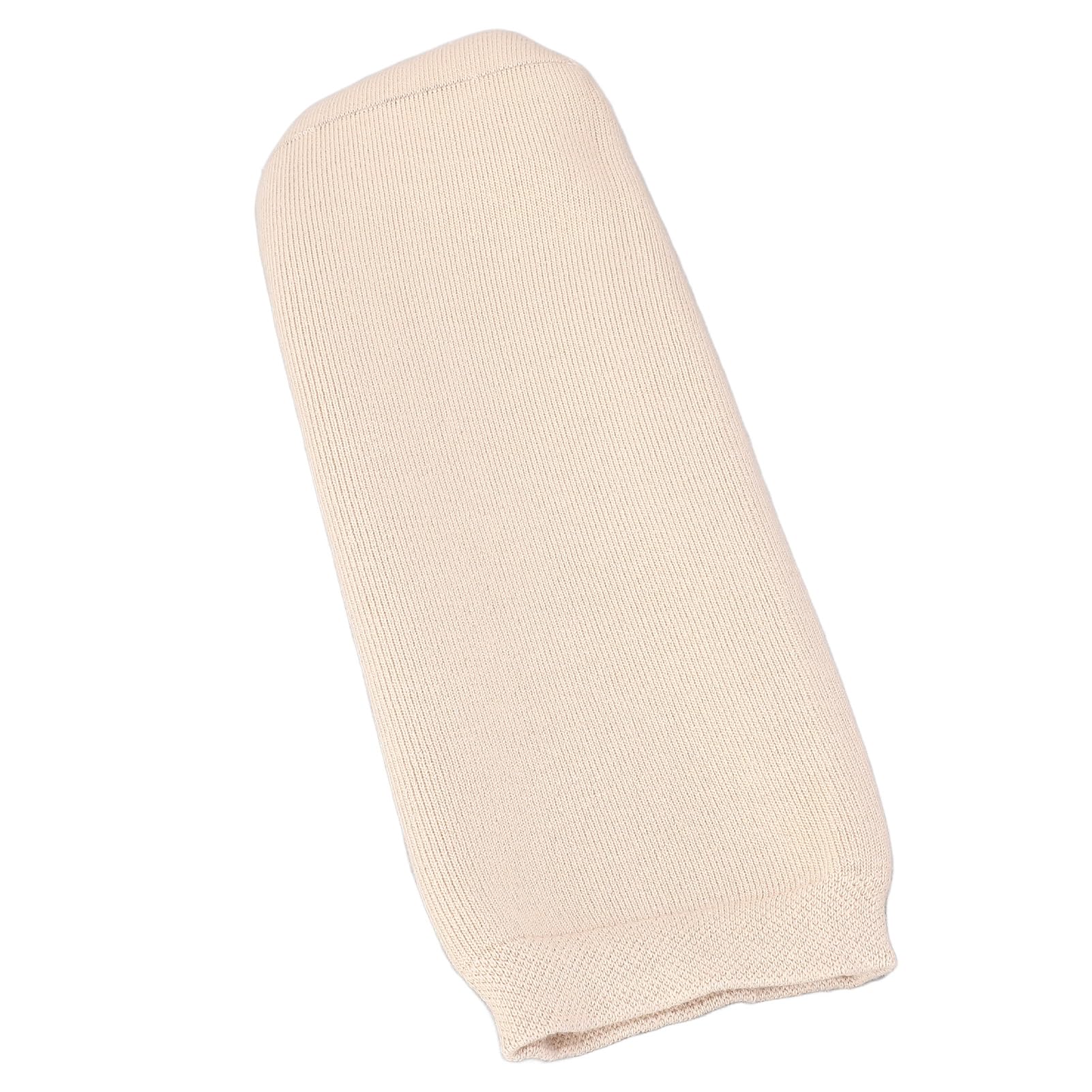 Alomejor Manga Protectora para Piernas para Amputados, Calcetín Protésico de Gel Engrosado, Distribución de Presión Elástica Alta, Reduce la Fricción, Gel de Silicona de Algodón (Talla grande)