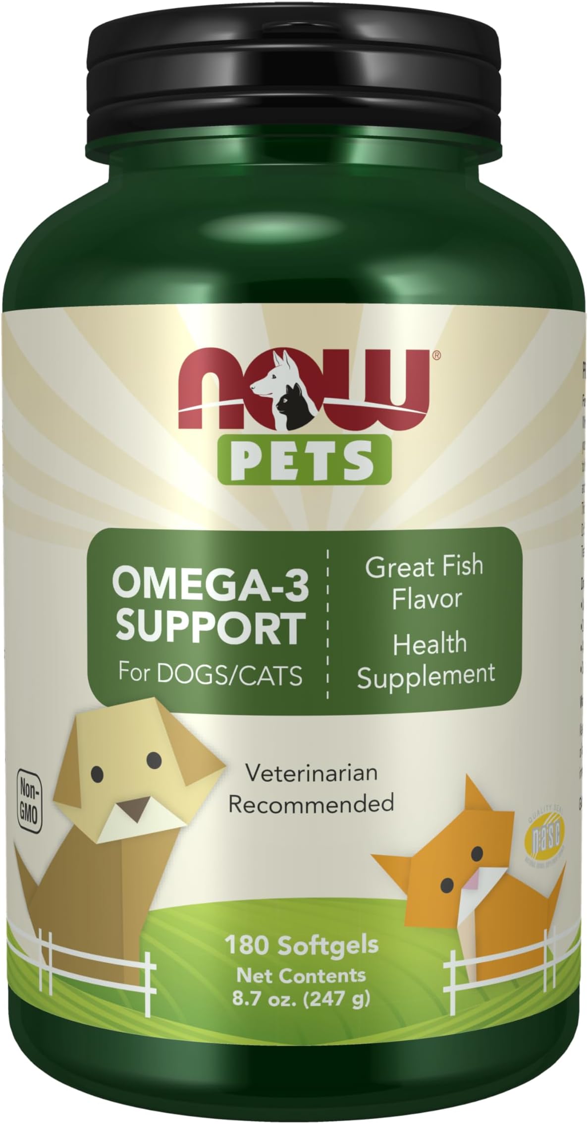 Pet Omega 3 Support Supplement 180 Chewable Tablets