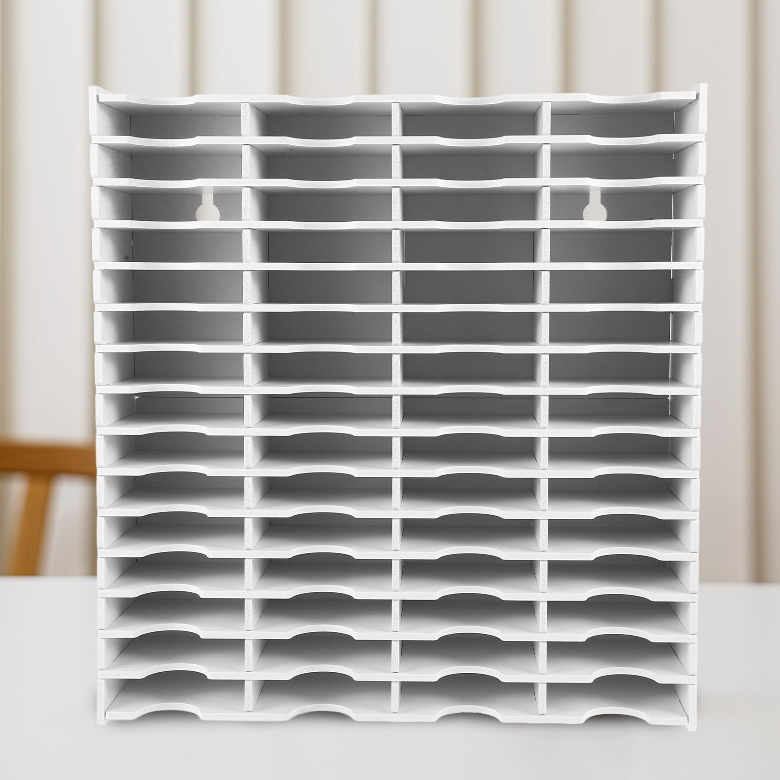 Multifunktionale und Platzsparendem Design mit 60 Fächern Aufbewahrungsbox Großer Kapazität für Stempelkissen Cds und Schreibtischzubehör