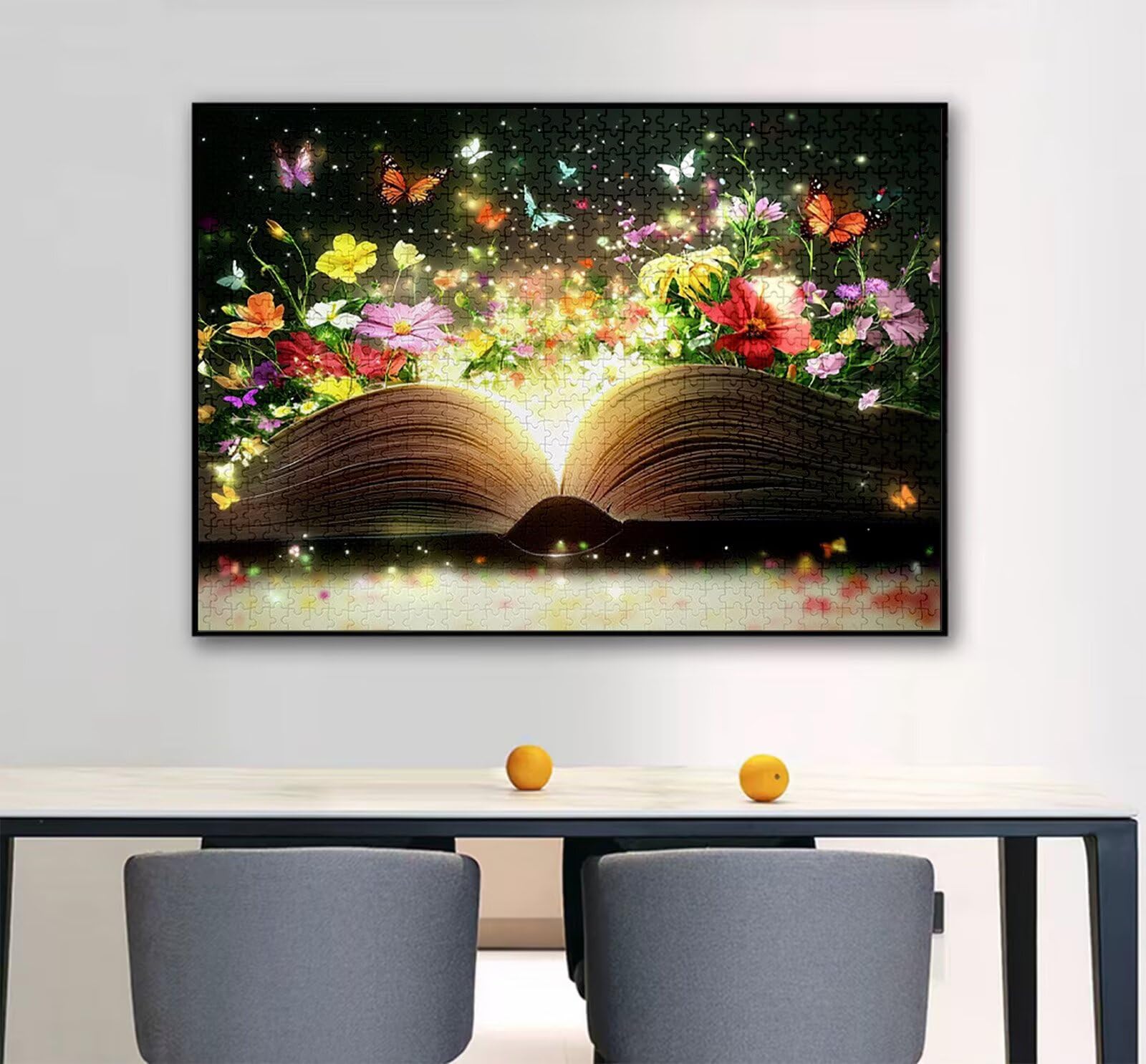 Puzzle dla dorosłych 4000 sztuk, wzór książki z puzzlami marzeń, drewniane puzzle, gry edukacyjne, wymagające rękodzieło dla dorosłych, z opakowaniem na prezent, dekoracja ścienna do pokoju domowego