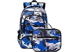 Sturdy Boys Backpack with Insulated Lunch Box