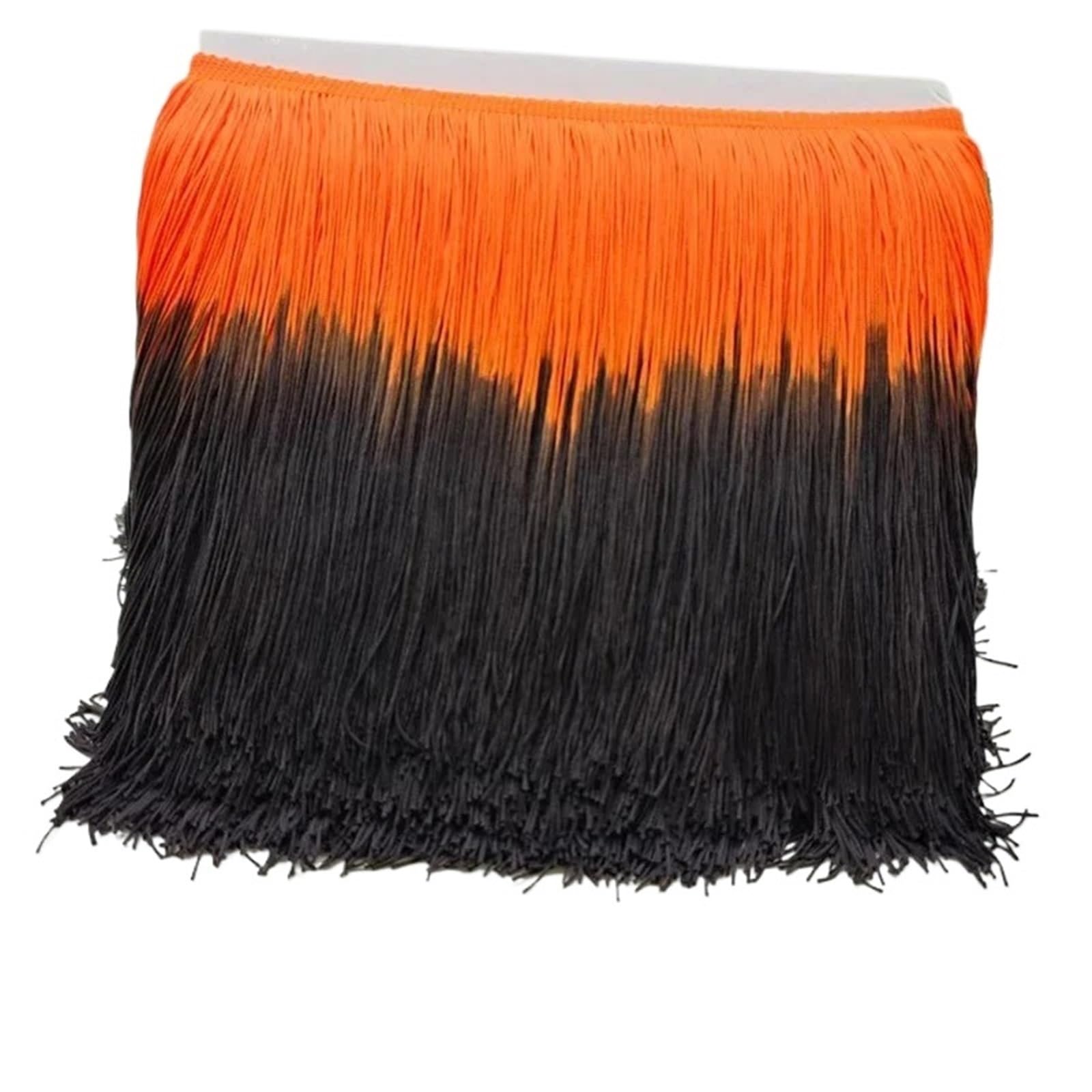 Szeroka koronka z frędzlami, Multicolor Tassel Fringe Trim 20cm 2m/5m(Color 14,20cm-5Meters)
