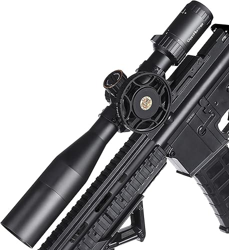 Miniatura 8 de WestHunter Optics HD 4-16x44 FFP - Riflescopio de 110 milésimo de tubo de 1.181in, primer plano focal, campo de visión ancho, precisión de 110 mil,