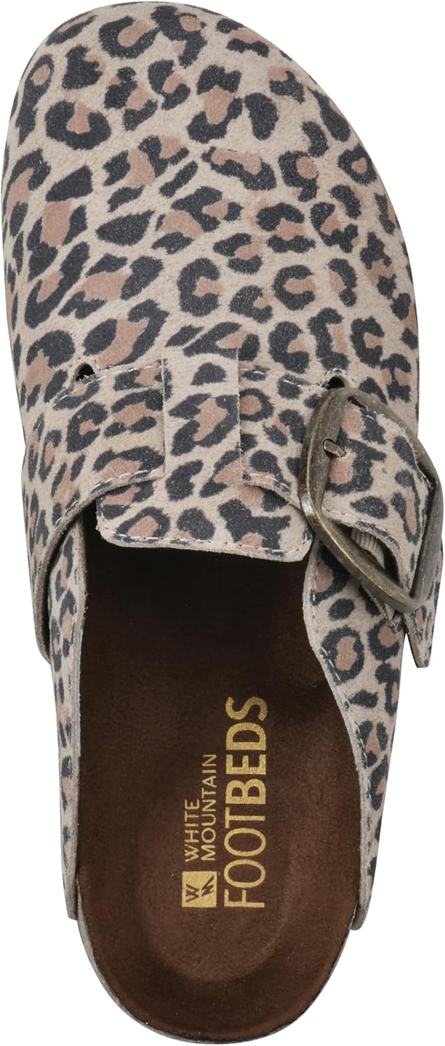 WHITE MOUNTAIN Women's Shoes Big Easy Clog Footbed
