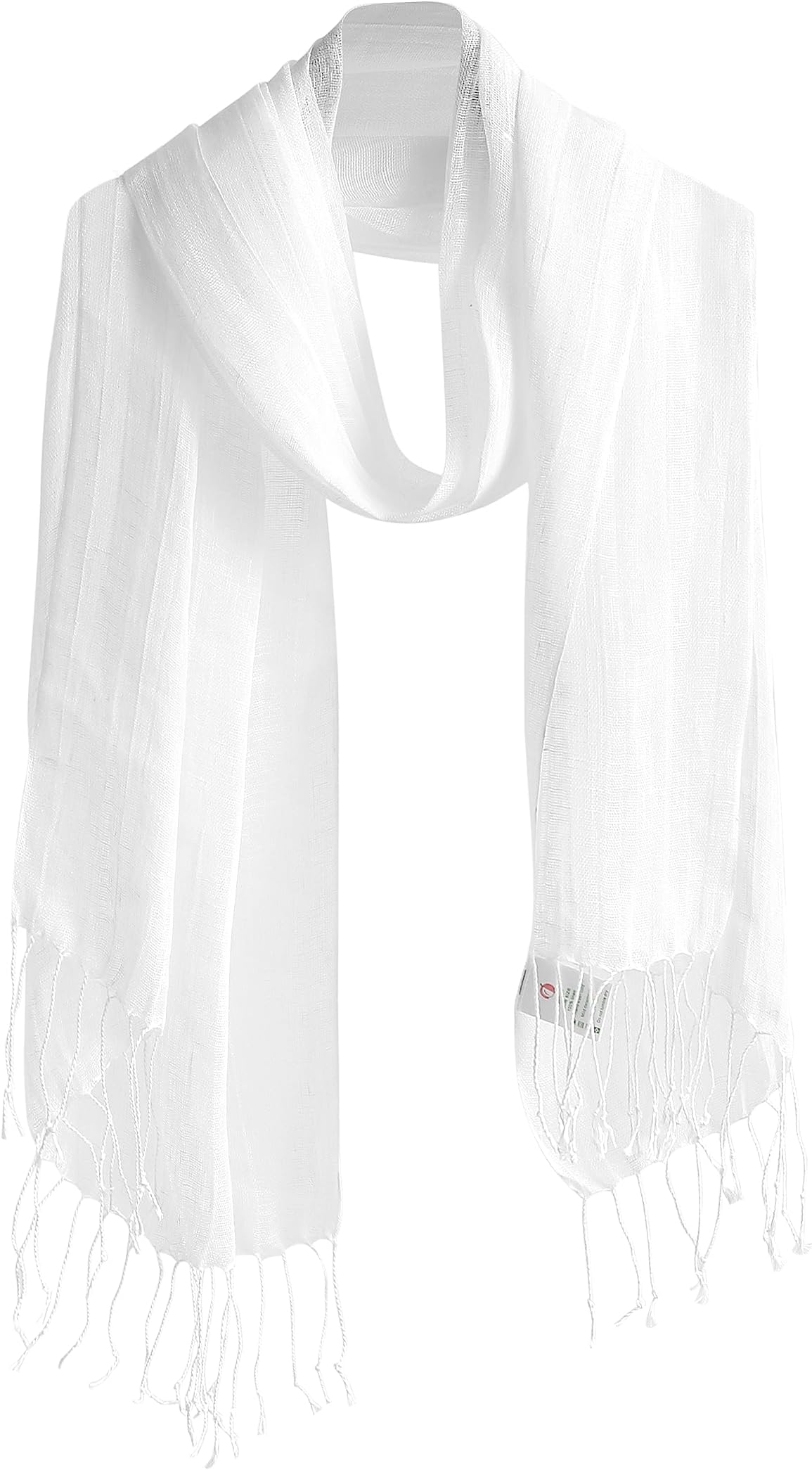 Jeelow Lightweight Summer Scarf Light Shawl Wrap Linen Feel Scarves For Men And Women