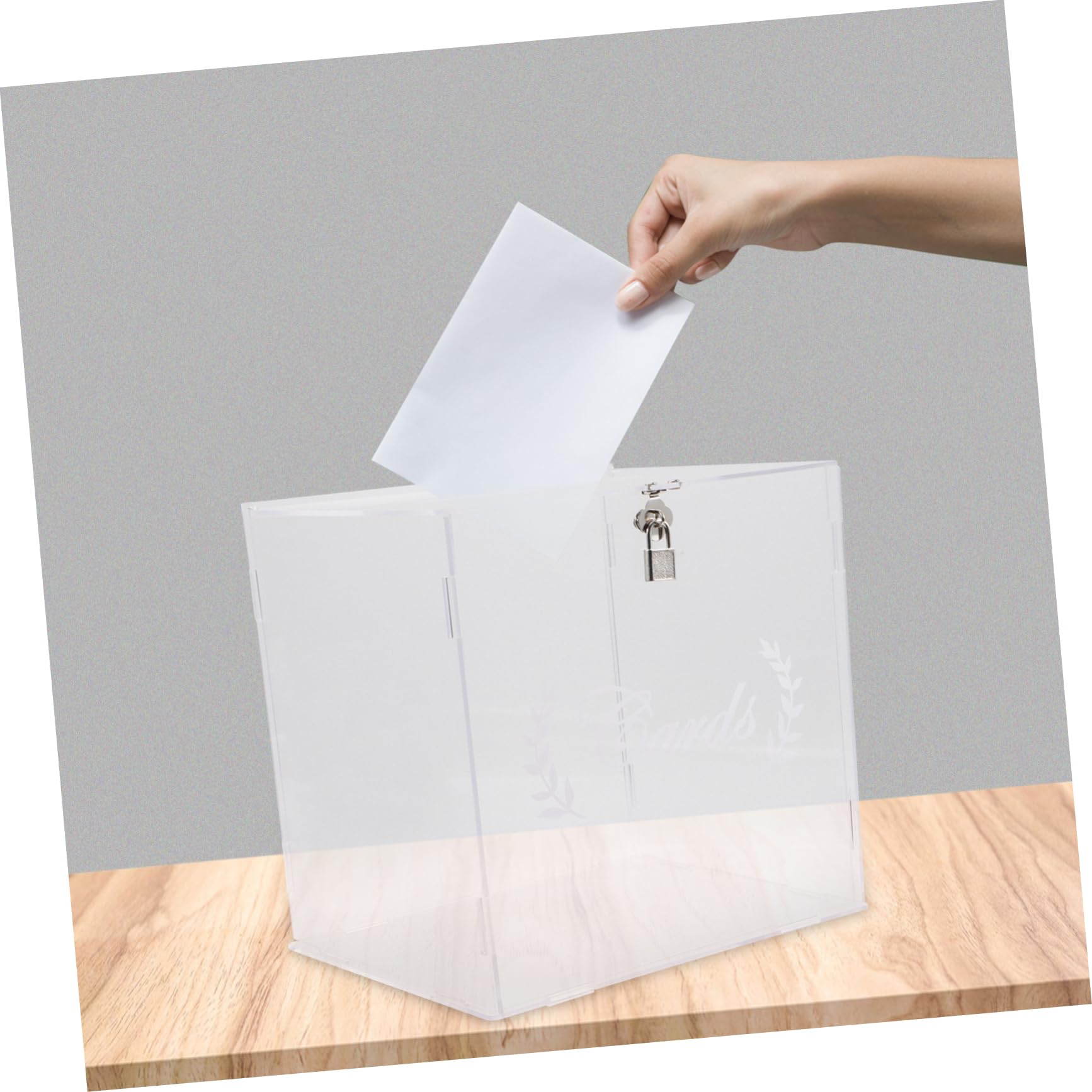 SHOWERORO Hochwertige Transparente Acrylbox Für Hochzeitskarten Und Geldgeschenke Stilvolle Spendenbox Für Hochzeitsfeiern Und Empfänge Für Erinnerungen Und Glückwünsche