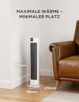 Midea 2000W kerámia elektromos fűtőtest termosztáttal, távirányítóval és 24 órás időzítővel 6