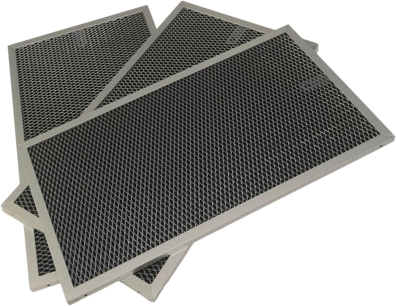 Range Hood Charcoal Filter - Three Pack - Compatible with GE Part Number WB02X10731 16 x 9 Inches
