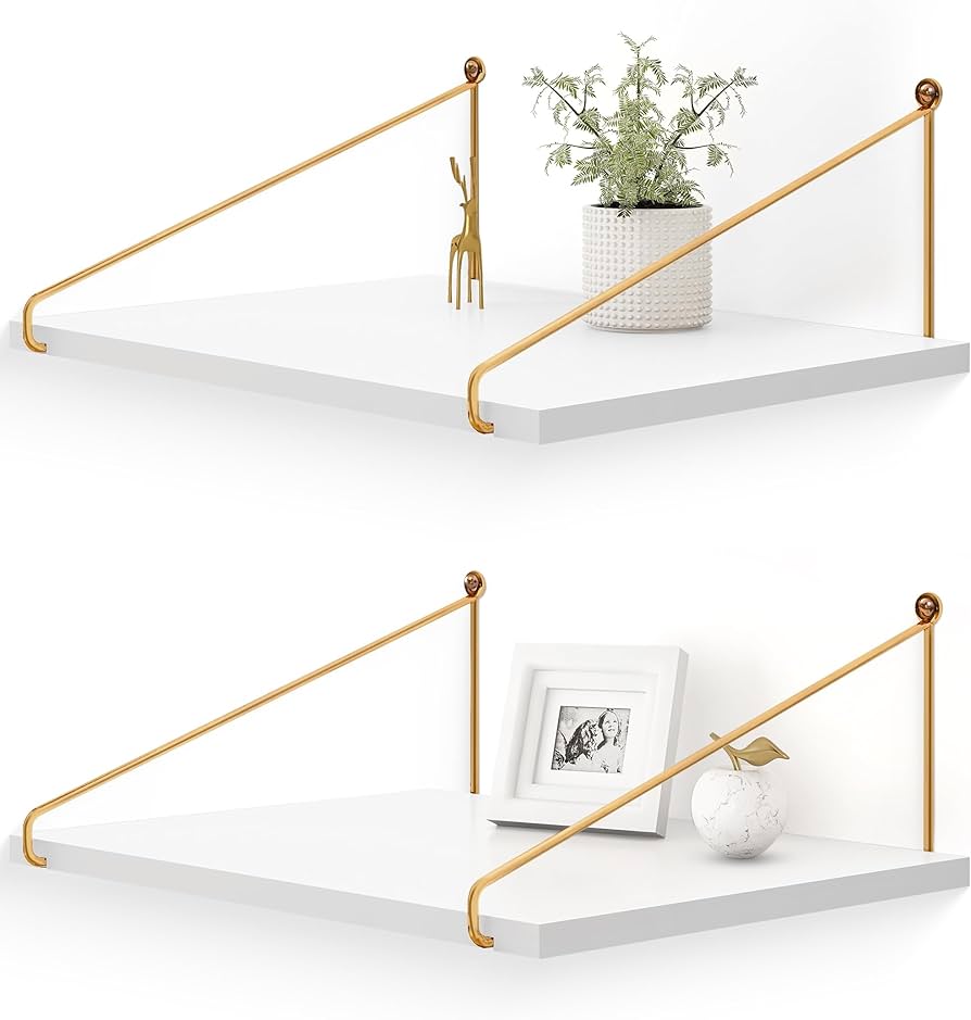 ウォールラック　ウォールシェルフ　飾り棚　壁掛けラック Amazon｜Afuly ウォールシェルフ 壁掛け棚 壁 幅42cm 奥行き30cm 棚