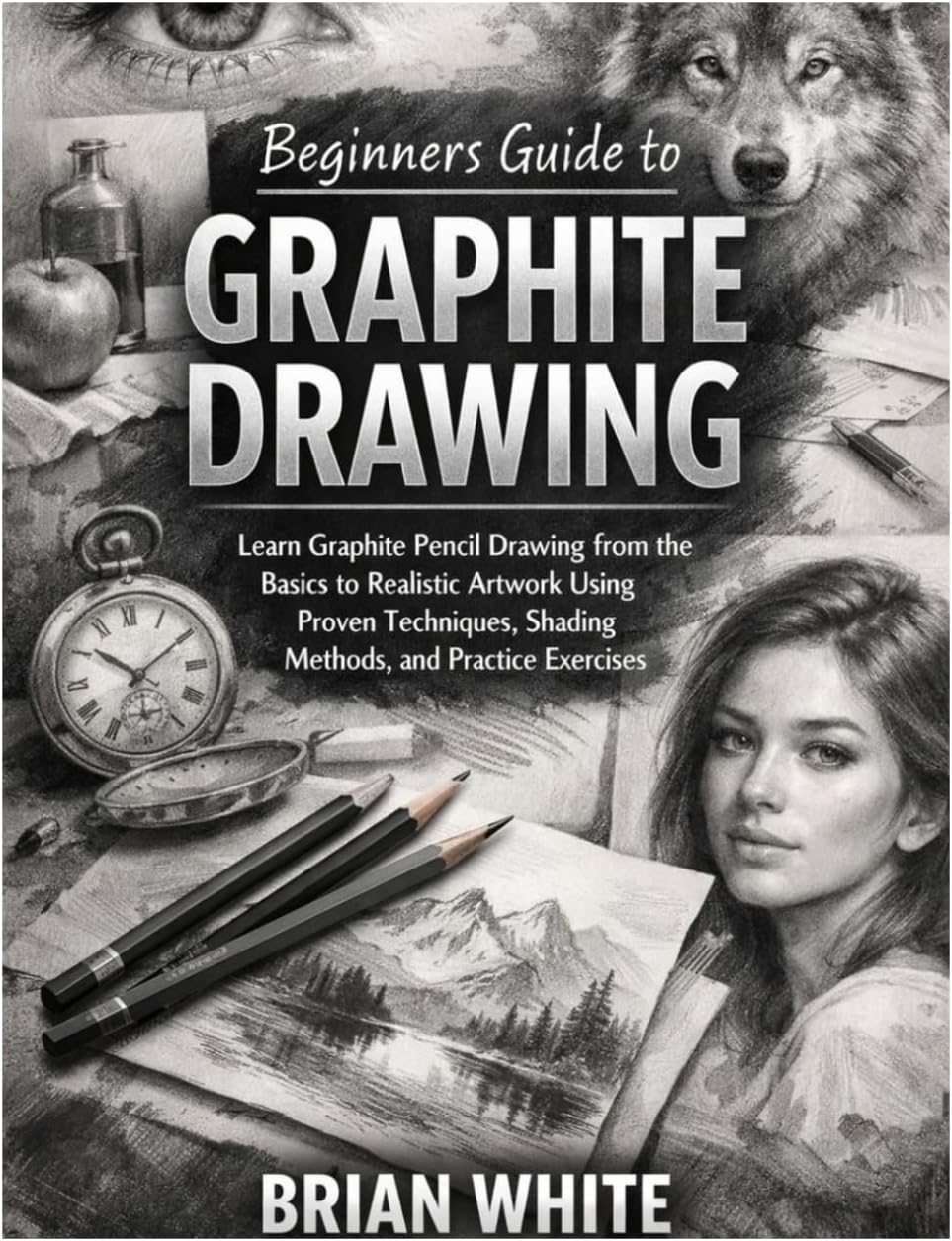 Beginners Guide to Graphite Drawing: Learn Graphite Pencil Drawing from the Basics to Realistic Artwork Using Proven Techniques, Shading Methods, and Practice Exercises
