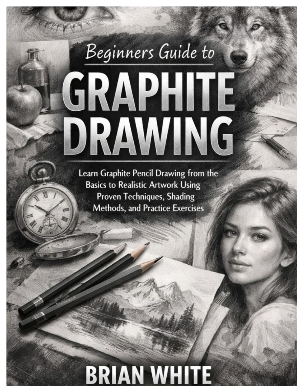 Beginners Guide to Graphite Drawing: Learn Graphite Pencil Drawing from the Basics to Realistic Artwork Using Proven Techniques, Shading Methods, and