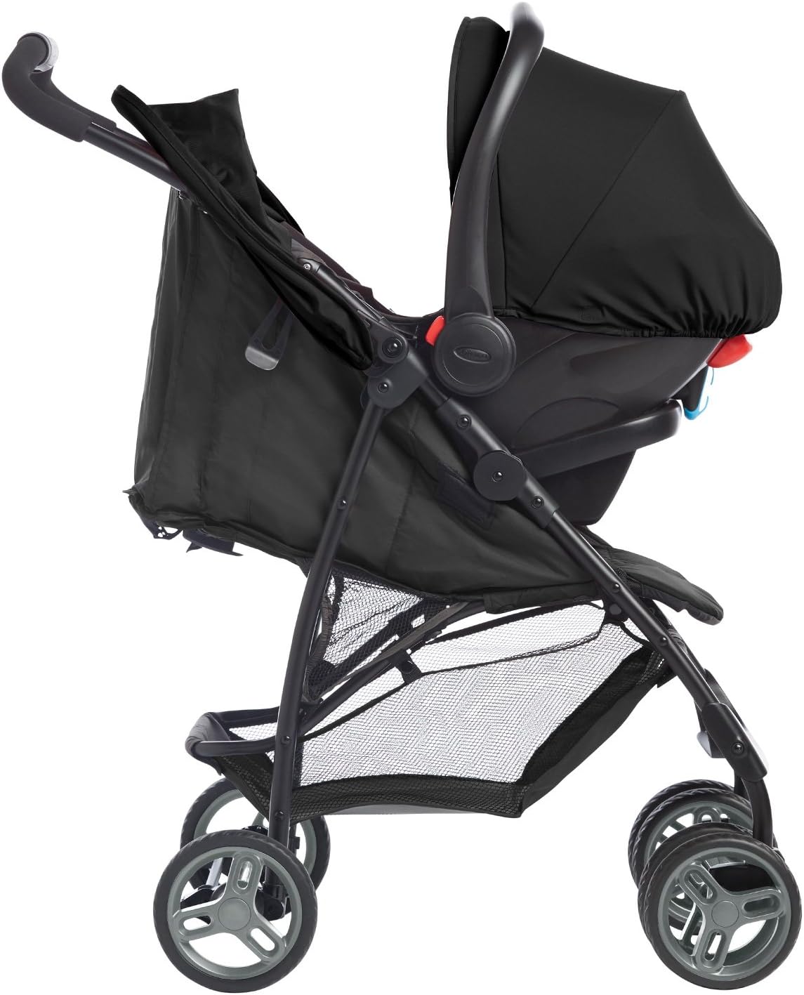 Graco LiteRider LX Travel System (Black/Grey)