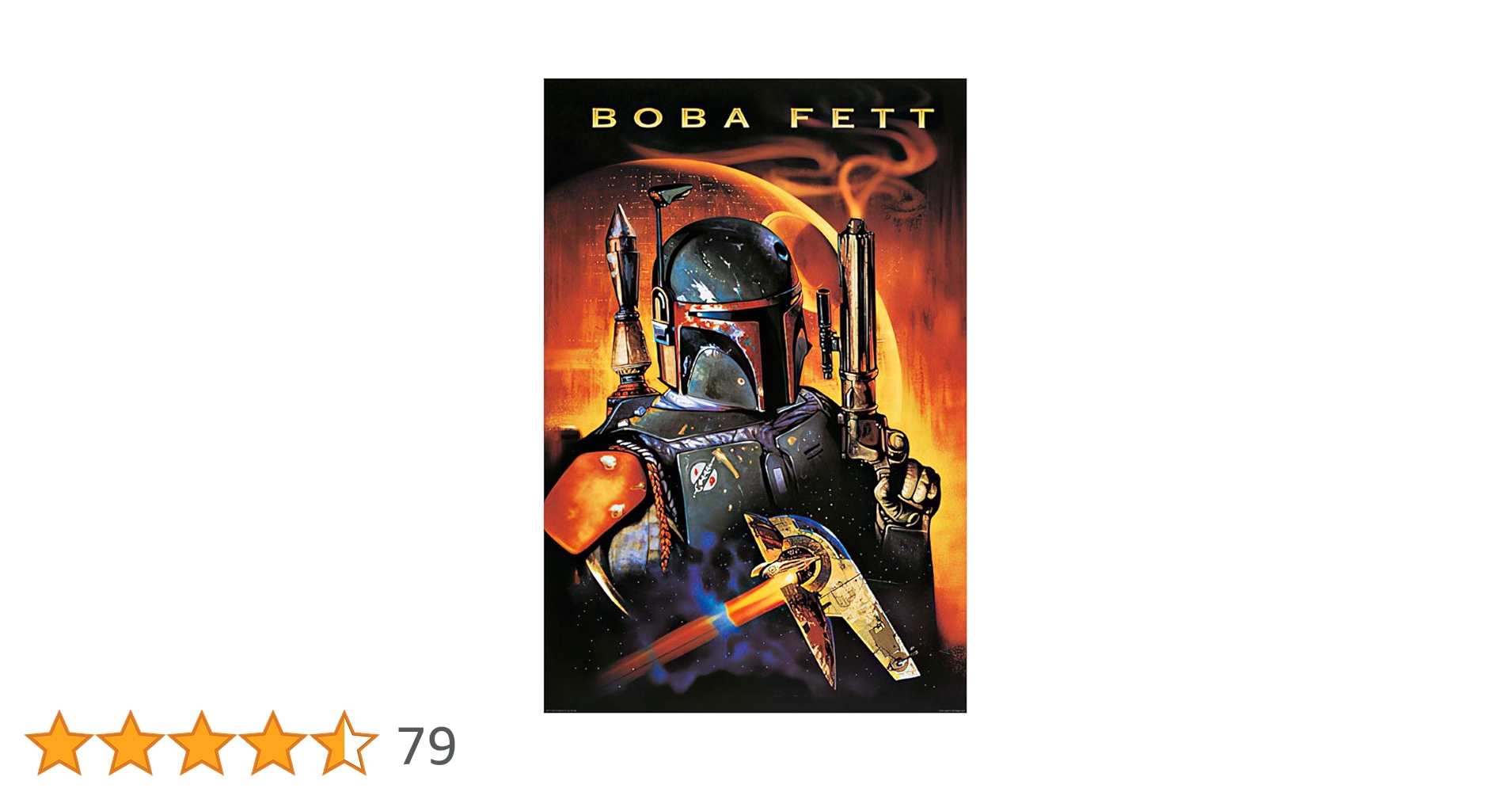 Amazon.co.jp: STAR WARS – 映画ポスター(ボバ・フェット& Death