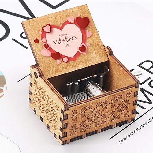 Miniatura 3 de Caja de música de madera personalizada U R My Sunshine Cajas musicales de manivela personalizadas, un regalo significativo para mujeres, hombres,