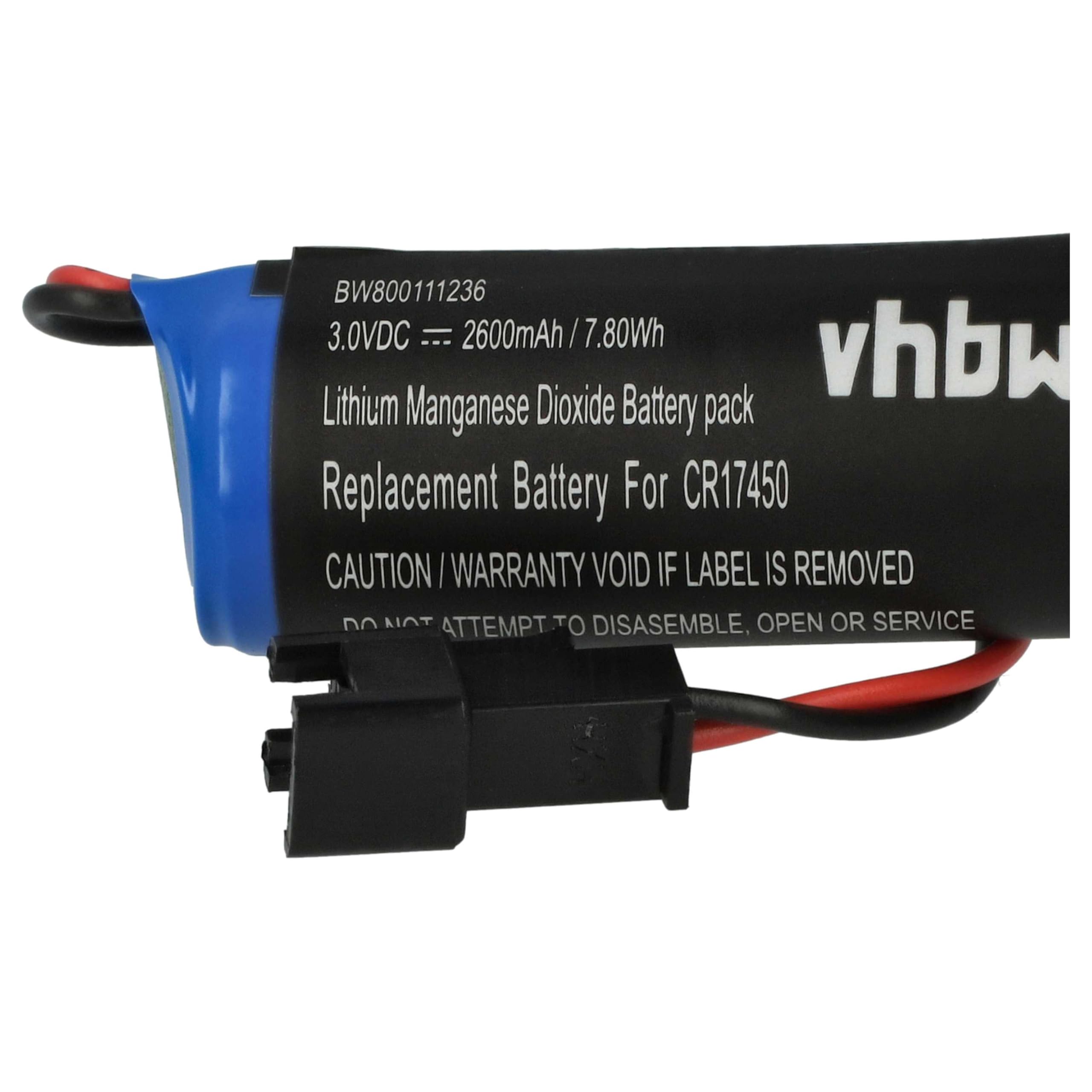 vhbw 5X Batterie Remplacement pour Sanyo CR8.L