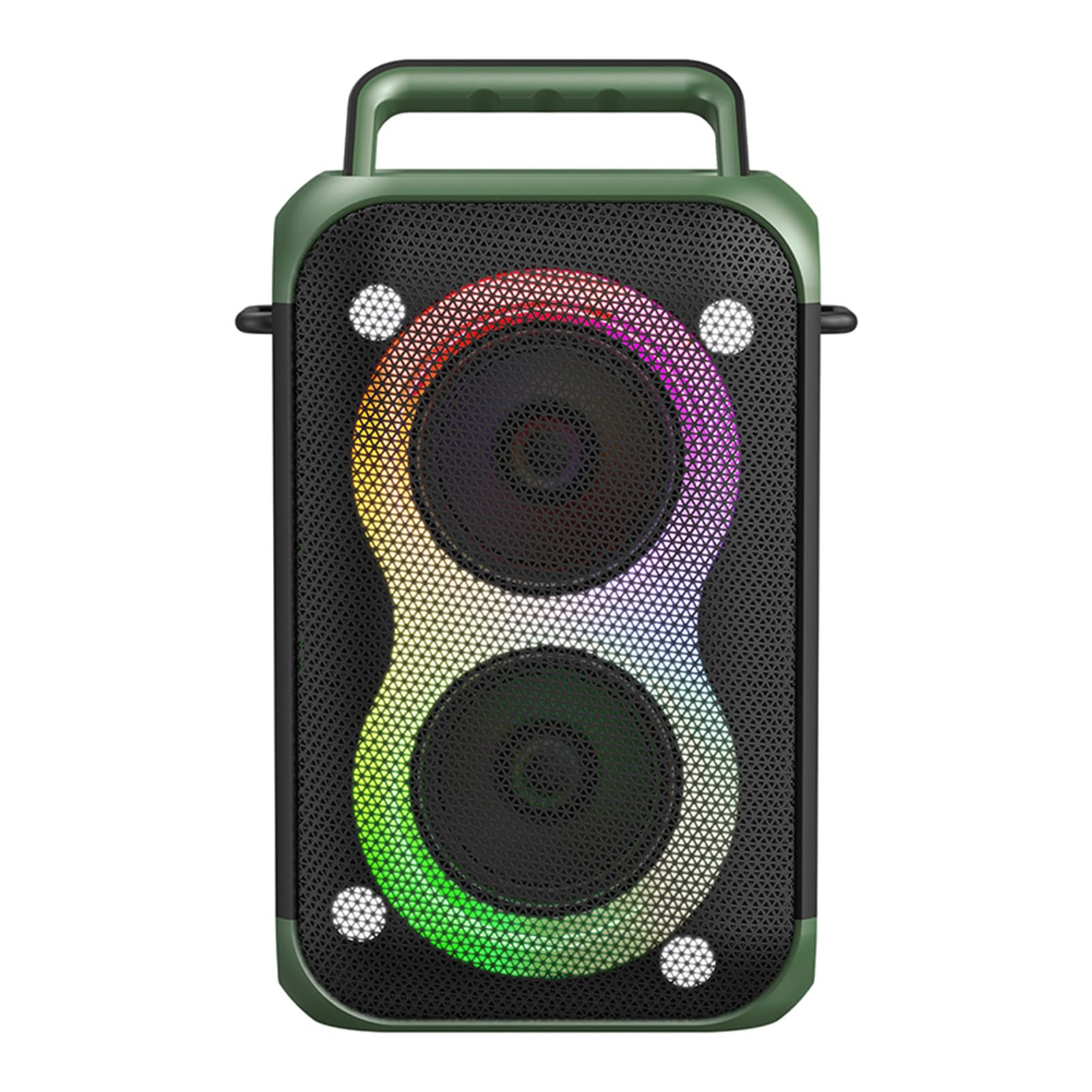 Custodia Portatile per Altoparlante Bluetooth Wireless per (GREEN)