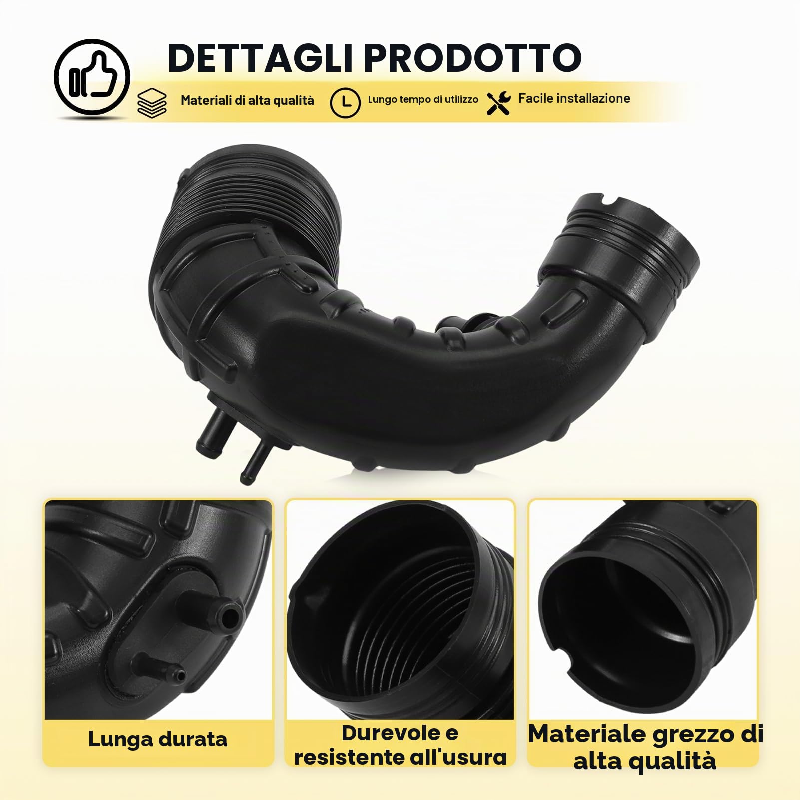 Tubo Aspirazione Filtro Aria Per Abarth 500 Fiat Doblo 51817836 Manicotto Filtro Aria