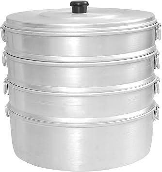 Tabakh Aluminum Momos Steamer, 11"