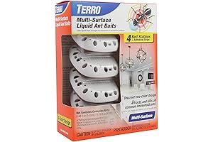 TERRO T334B Indoor Multi-Surface Liquid Ant Baits and Traps - Kills Common Ants