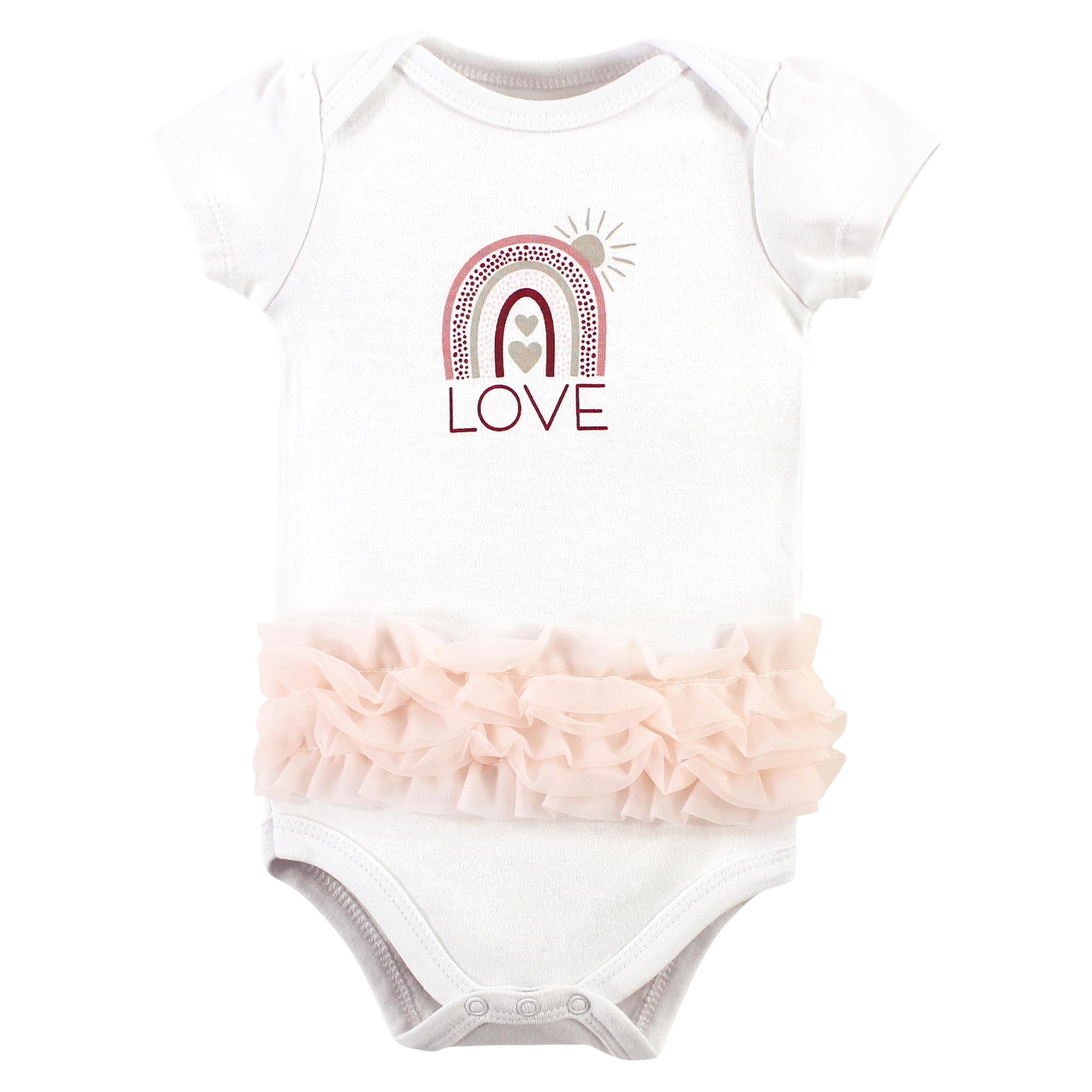 Hudson Baby Cotton Bodysuits 3-pack Hudson Baby - Bodis unisex de algodón para bebé, paquete de 3, 9-12 meses Bebé-Niñas