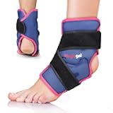 Magic Gel Ankle Ice Pack Wrap - Flexible Hot & Cold Packs - Ice Packs for Ankles and Heel - Foot Cryotherapy Icepack Wrap - Alternative to Ice Socks or Cooling Socks for Cold Feet