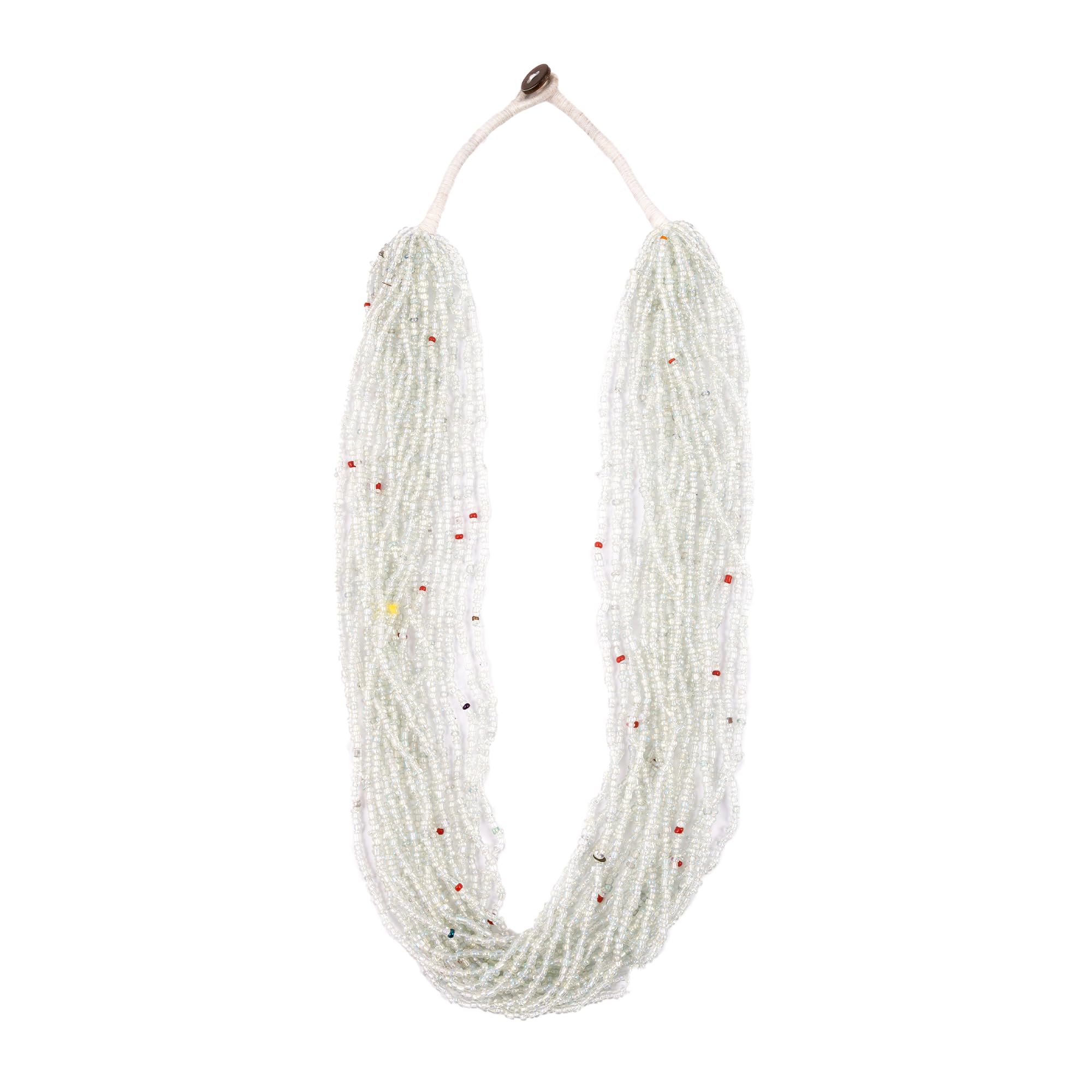 Multi-Strand Seed Bead Necklace for Women & Girls Handcrafted Multi Layered Statement Jewellery Lightweight Design for Everyday Wear Festive Styling & Gifting-image-19