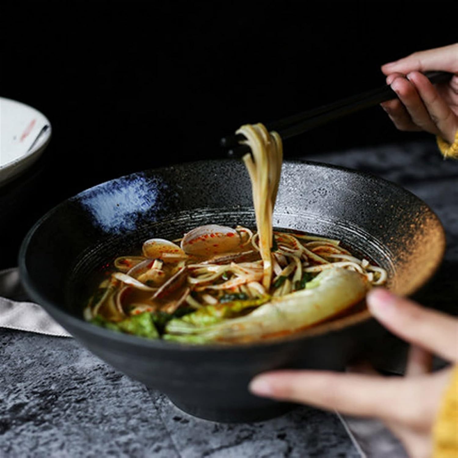 山万渕プラチナ白二段 前菜皿 刺身皿五枚組