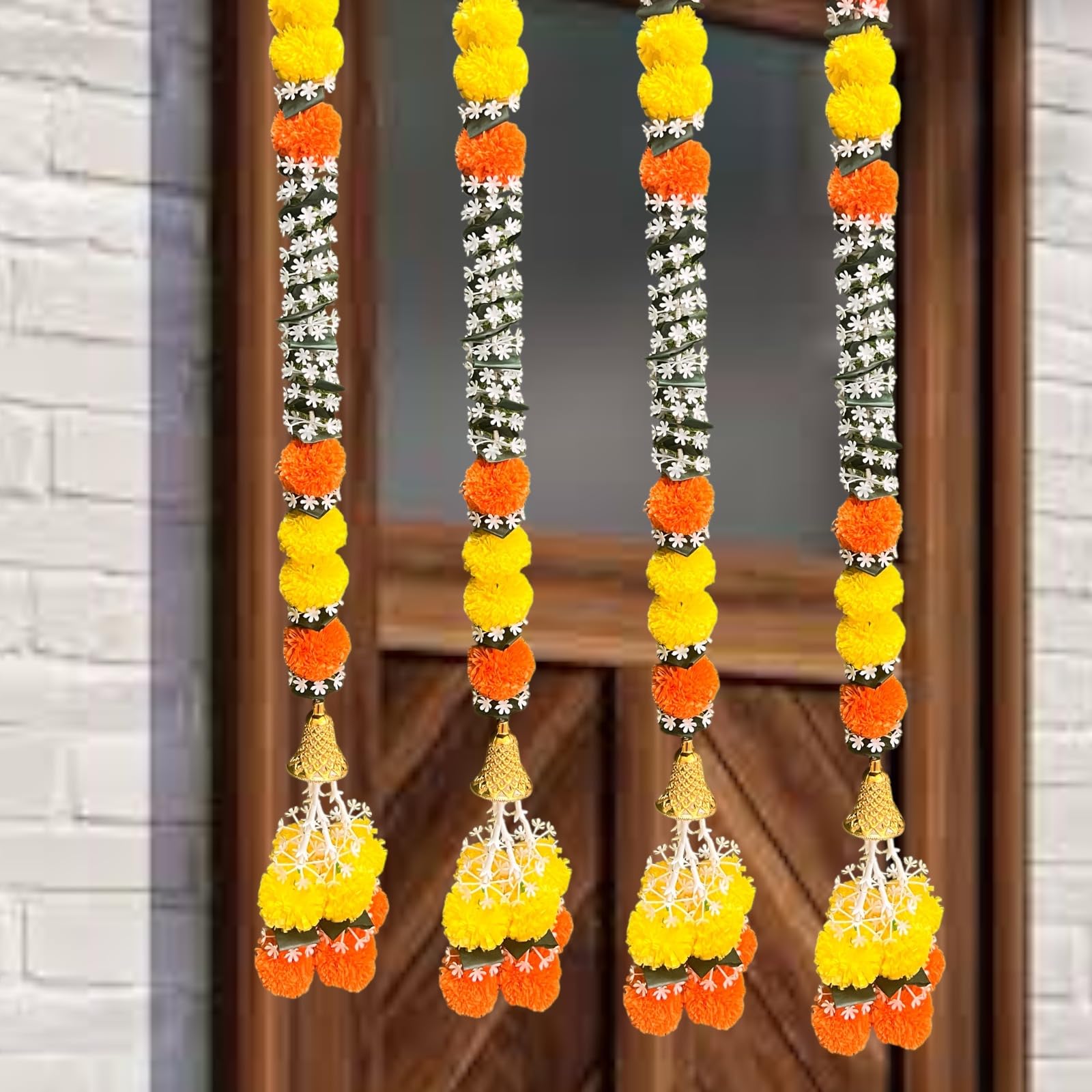 Rajasthan Marigold Garland - Diwali & Pooja Decor -22