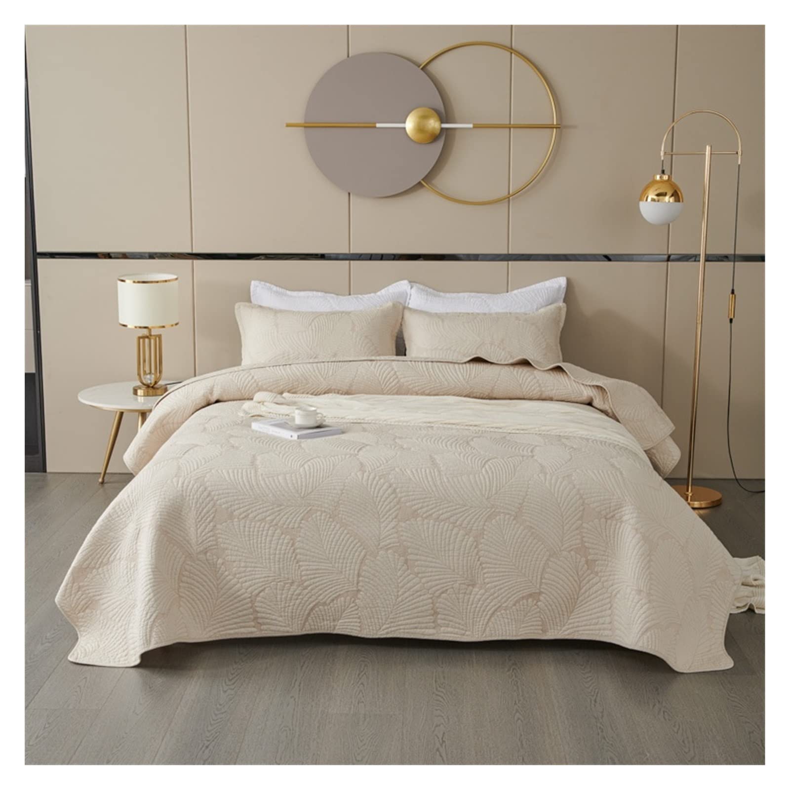 Colchas Bouti Reversible Cama 230x250cm Acolchado con Fundas Almohada 50x70cm Cubrecama de Verano Moderna Elegante para Hogar Hostelería (Color : #3, Size : 230x250cm)