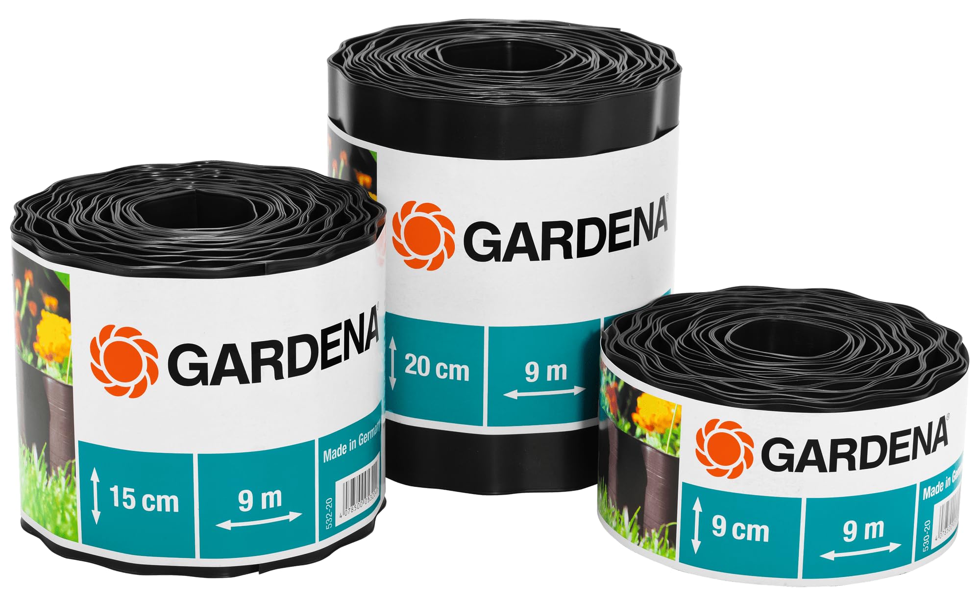 GARDENA LAWN EDGING BROWN 9CMX9M