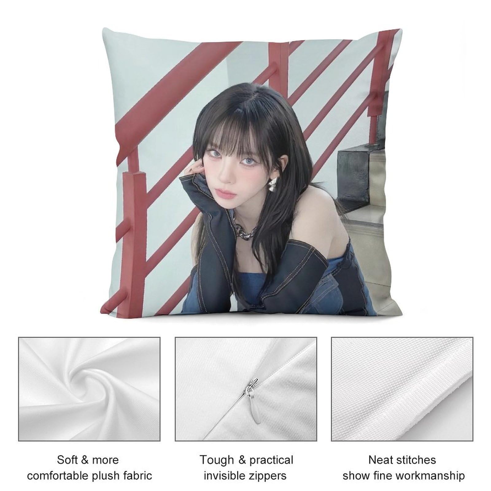 aespa ニンニン ningning 両面クッションカバー aespa ニンニン