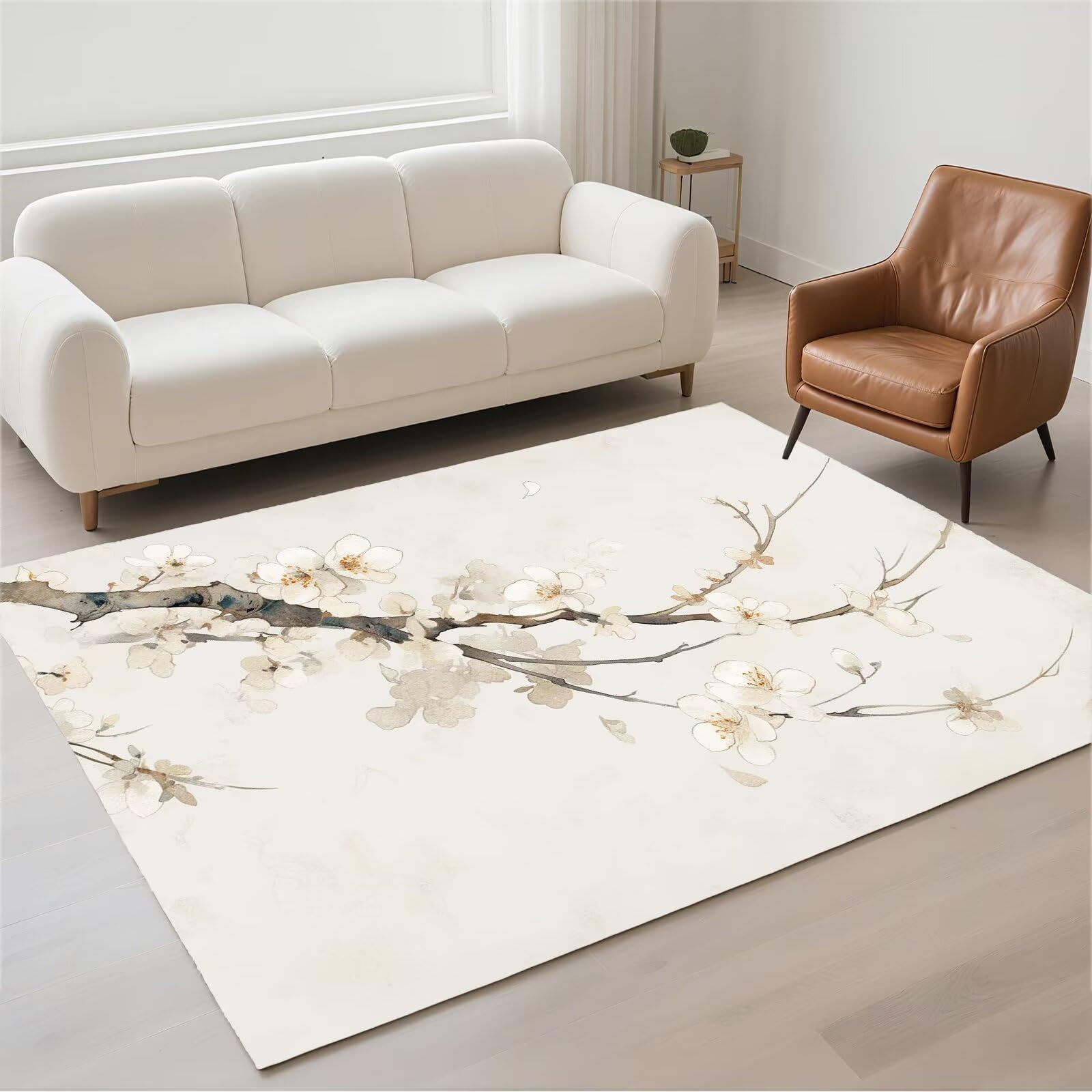 Tapis de chambre moderne 80x150cm doux pour salon cosy