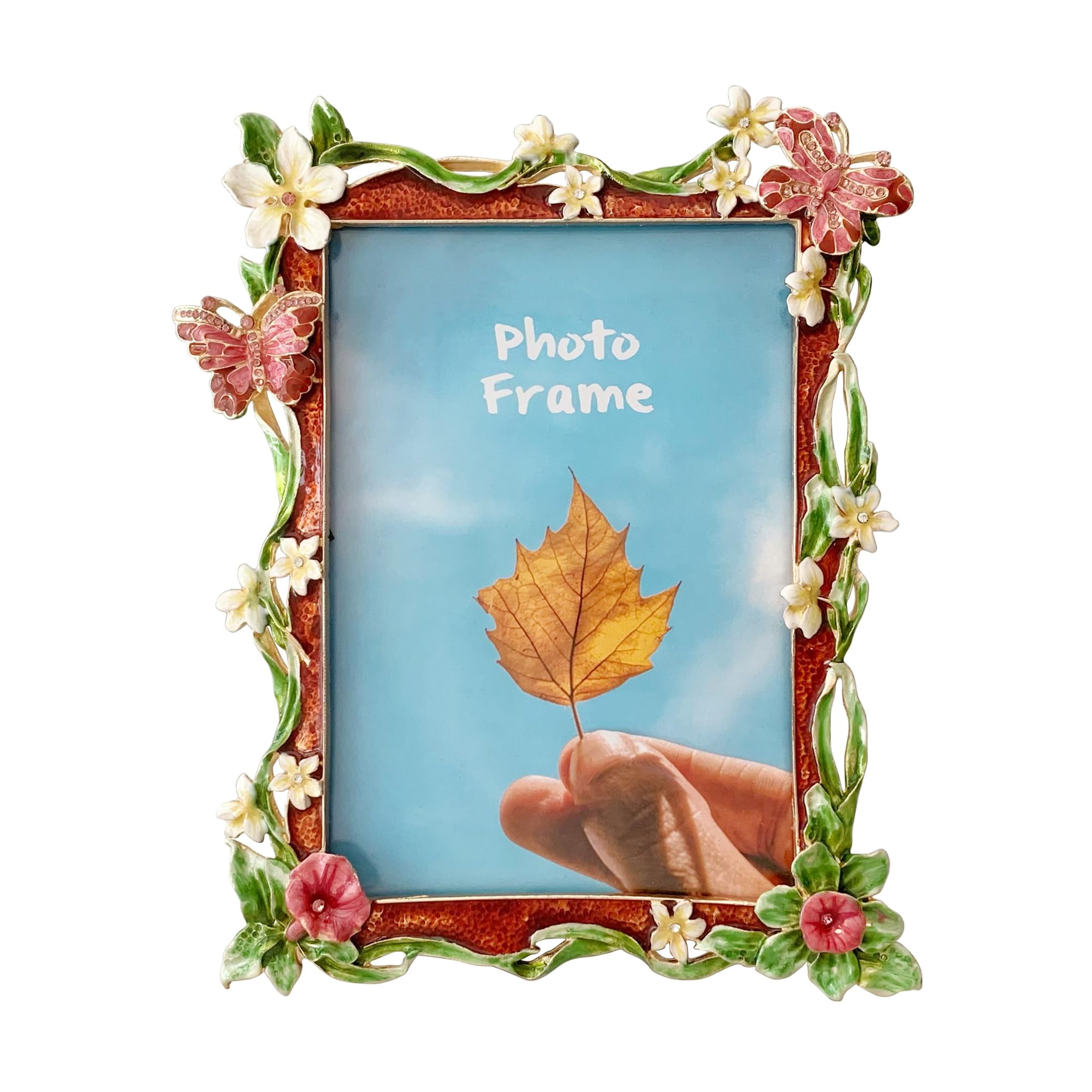 Amazon.com - Pasiir Vintage Photo Frame 5x7, Hand Painted Floral