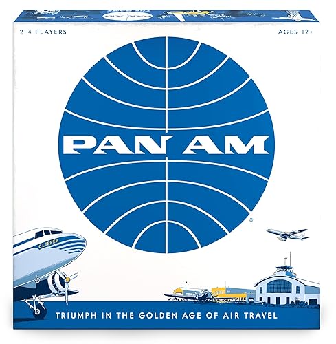 Funko Games Pan Am Board Game, Strategy Board Game, 2-4 Players 6 and Up