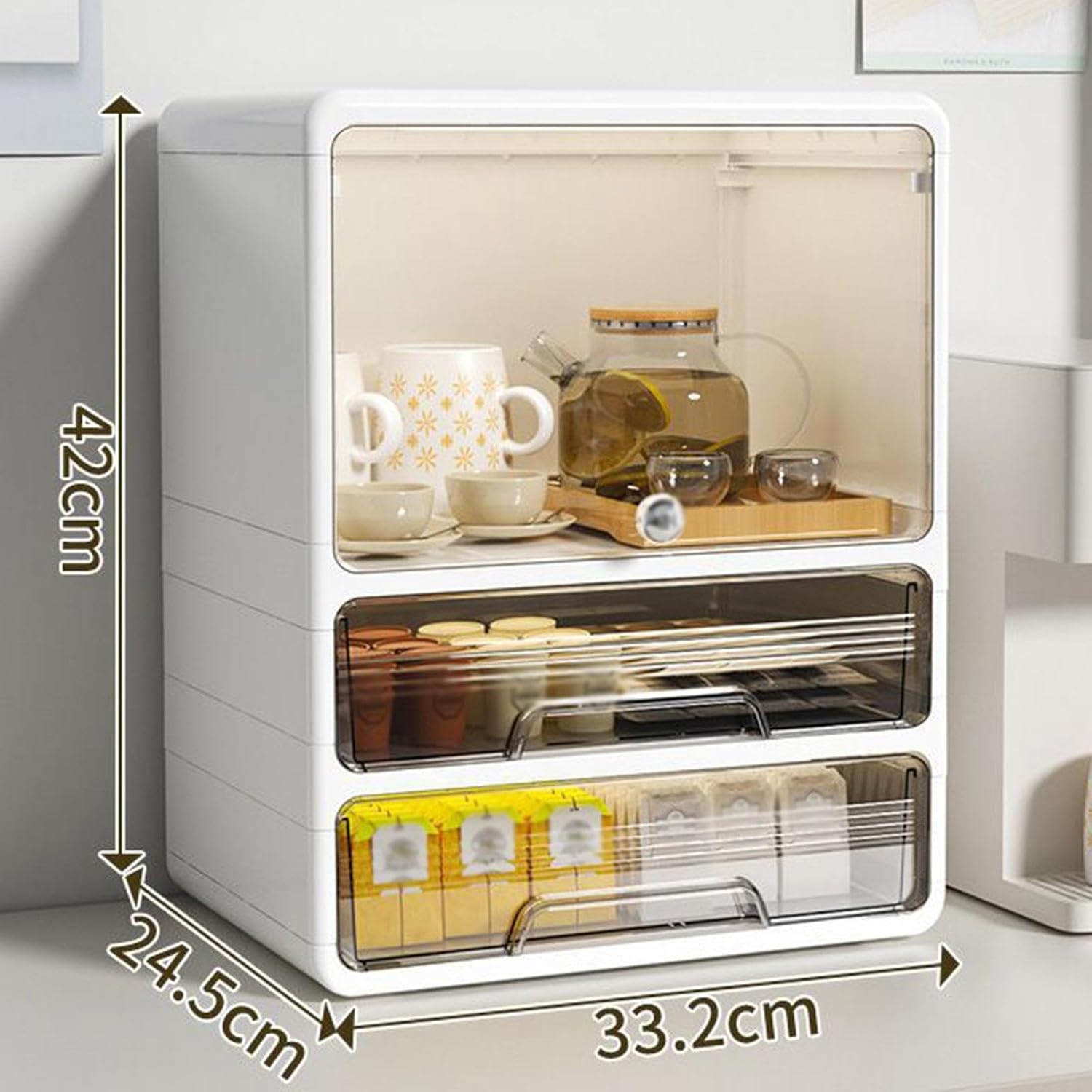 、デスクトップ収納ボックス、頑丈、耐摩耗性、多用途、滑らかで丸みを帯びたエッジ、