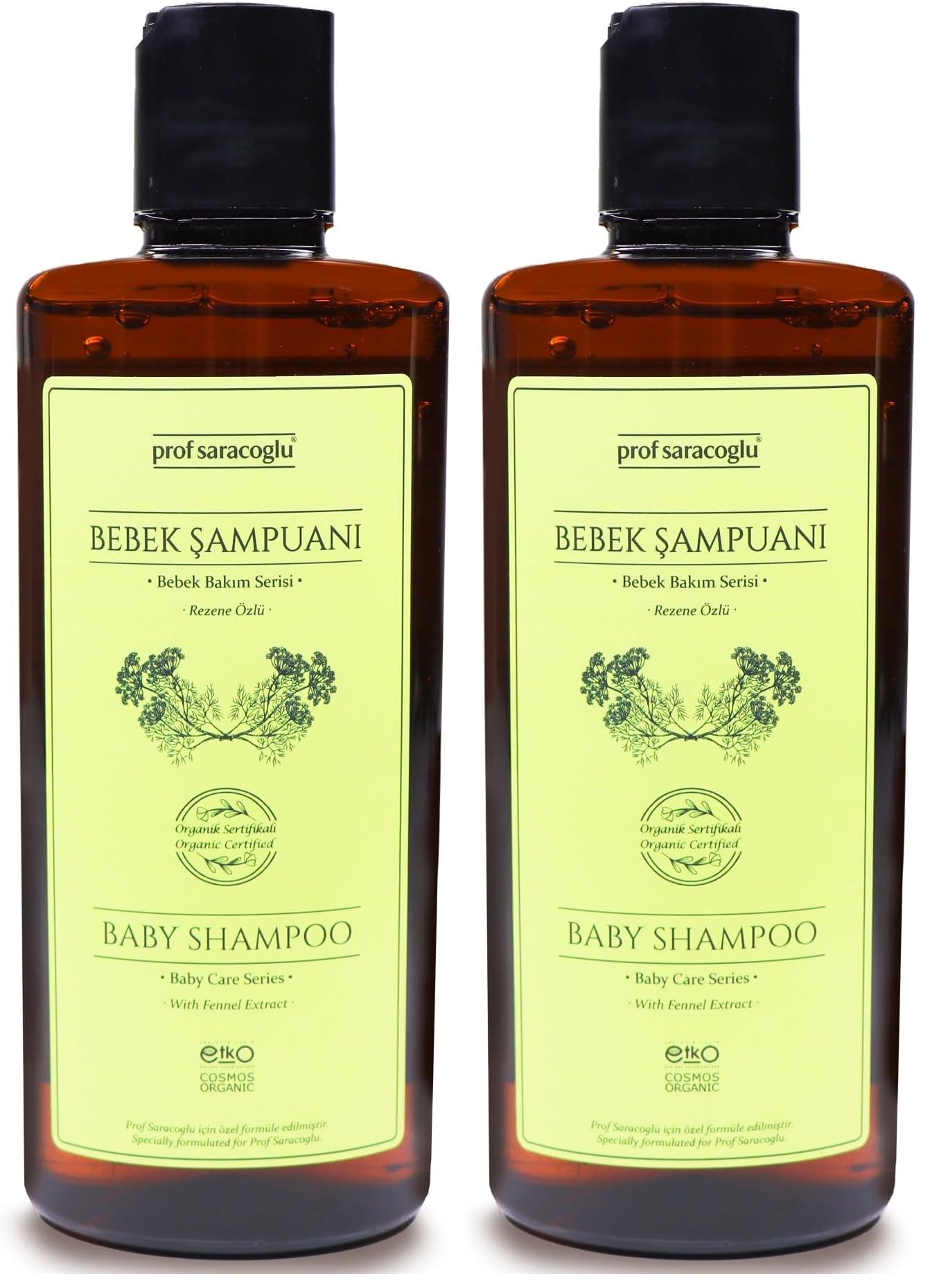 Prof Saracoglu Organik Bebek Şampuanı 350ml (2 paketi)