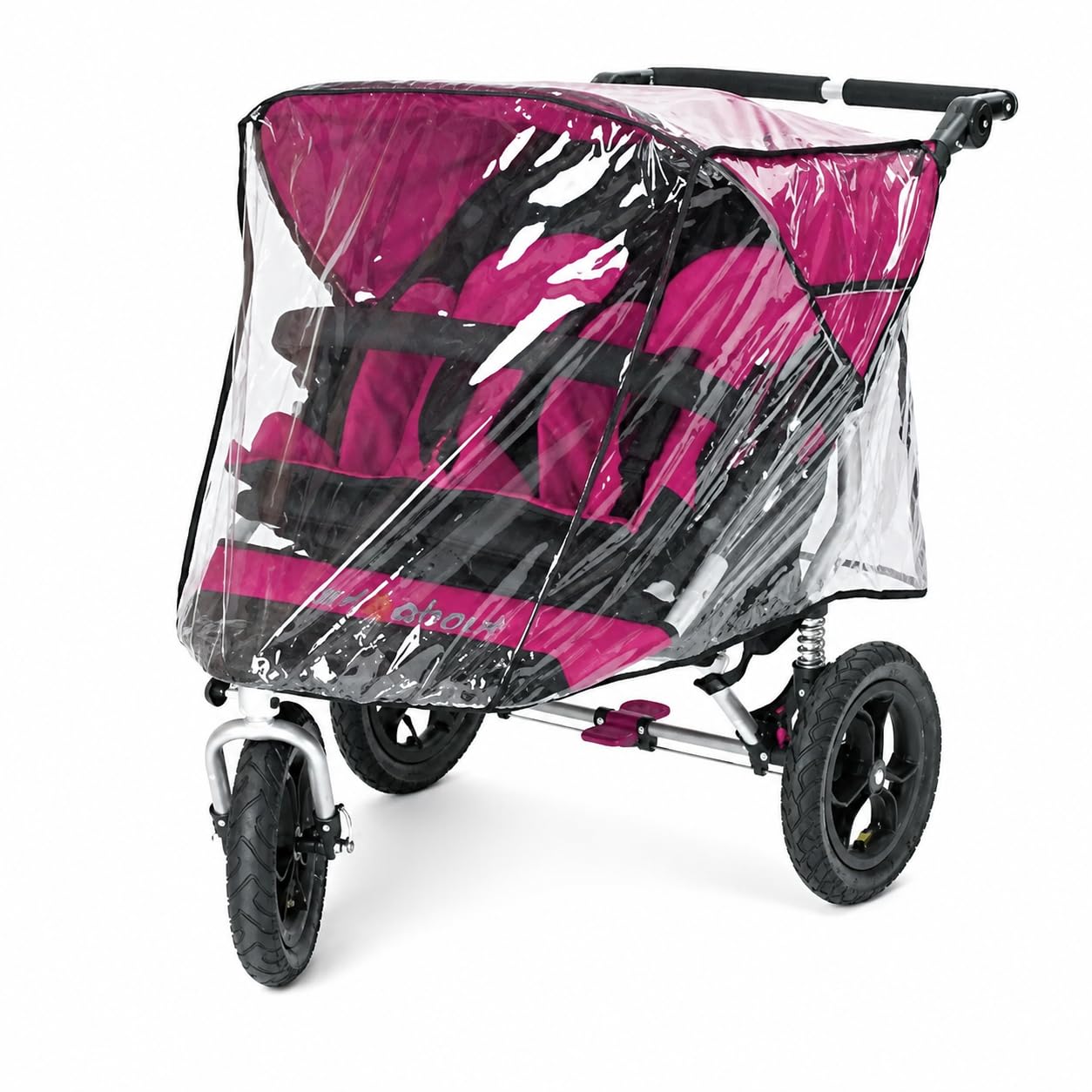 Parapioggia per out 'N About Nipper 360 doppio, SUPERSOFT Made in the UK