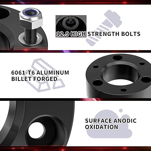 Miniatura 36 de FLYCLE Bloques de elevación traseros de 3 pulgadas compatibles con Chevy Silverado 1500 Sierra 1500, kit de nivelación trasera de 3 pulgadas