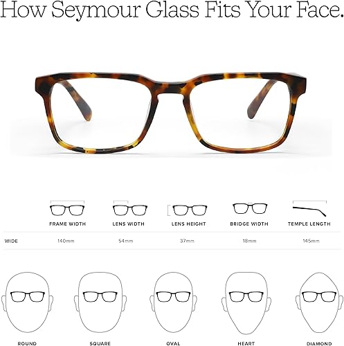 Miniatura 4 de eyebobs - Seymour Glass  Gafas de lectura prémium para hombre  Marco rectangular para caras anchas  Disponible en 0.0x - 4.0x