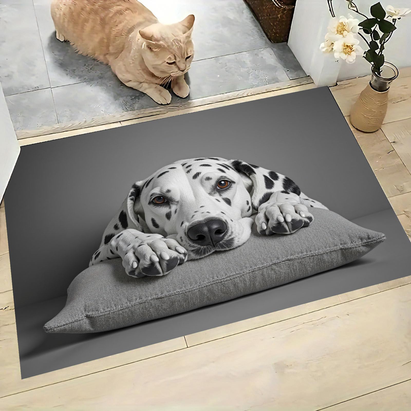 Tapis d'entrée intérieur animaux pour décorer votre couloir et accueillir vos invités
