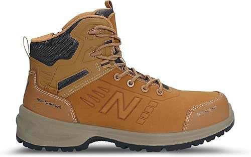 New Balance Calibre - Botas de trabajo con punta compuesta para hombre, EH, PR, zapatos de seguridad de cuero antideslizantes para industria y