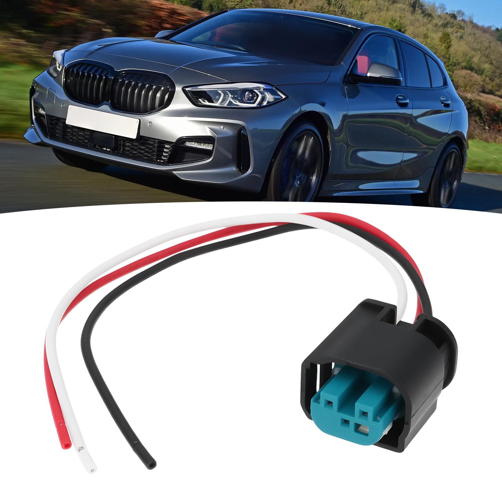 1 szt. 12 V zasilanie 3-pinowe złącze naprawcze 83300413586 kompatybilne z BMW