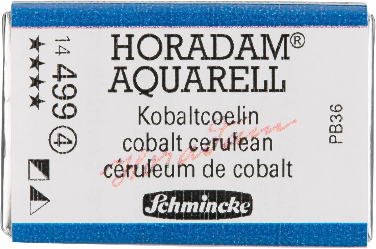 Schmincke Watercolor Pans - Cobalt Cerulean Full pan