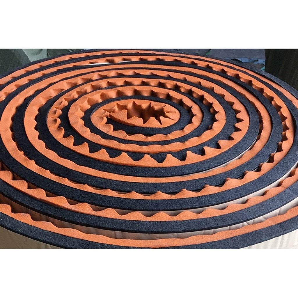 Pannelli acustici, Pannelli acustici per Hotel, Pannello Acustico per Hotel in Schiuma fonoassorbente per Hotel in Cotone fonoassorbente per Uso Domestico Spesso 2 cm, Nero